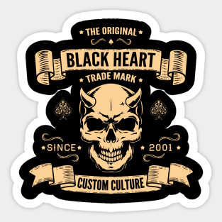 Black Heart Sticker